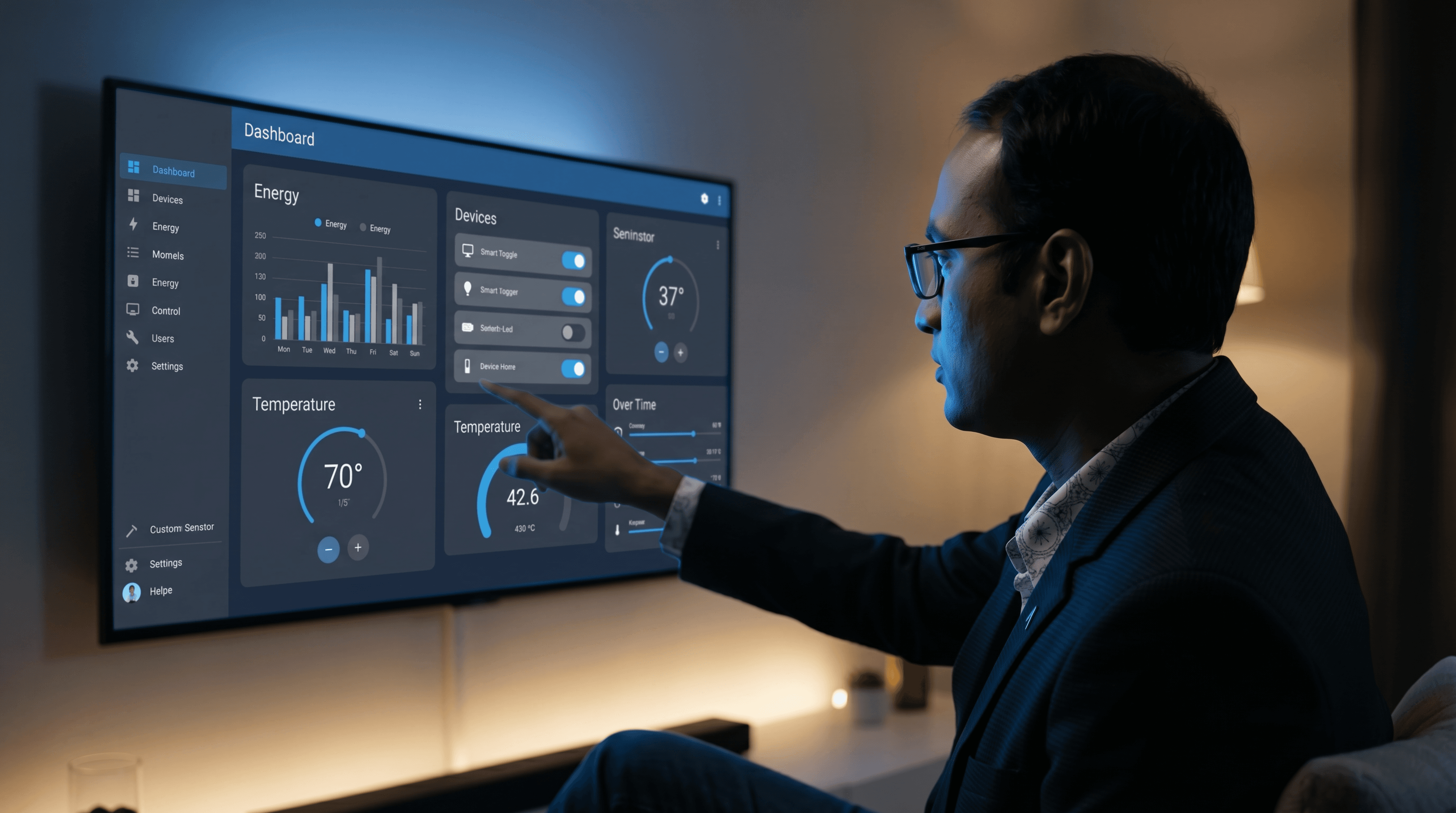 Ranveer Home Assistant dashboard showing intelligent living and automation systems