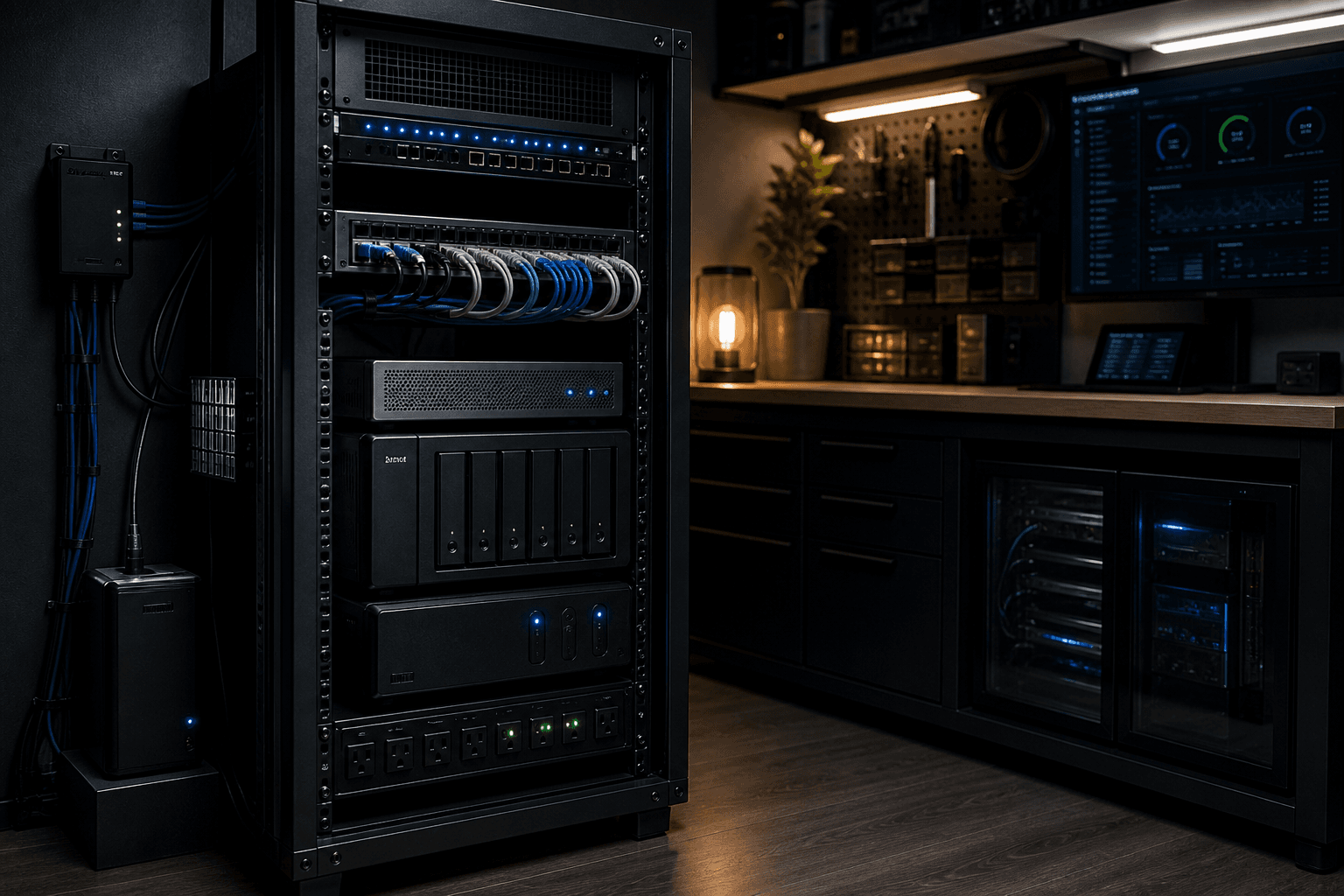 Ranveer HomeLab server setup with rack-mounted systems, networking, storage, and practical infrastructure solutions