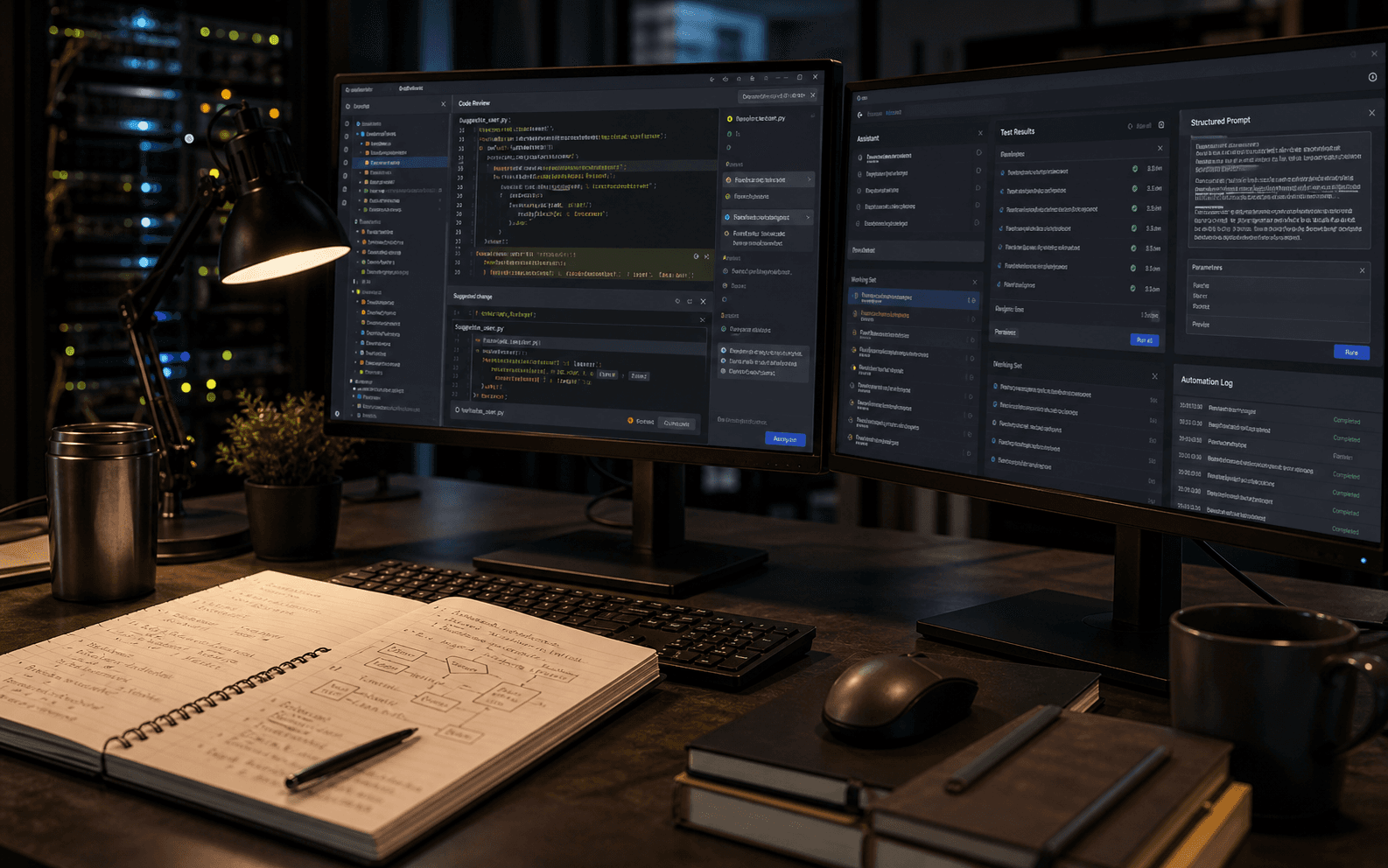 AI-driven engineering acceleration system with code, prompts, and assisted development workflows